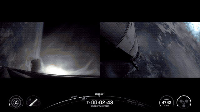 星舰热分离过程
